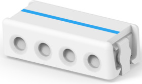 Connector, 4 pole, pitch 0.16 mm, straight, natural, 1-2106431-4