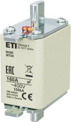 Wkładka bezpiecznikowa NH00 160A gF 400V 004119104