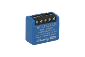 Inteligentny przekaźnik; Shelly; 1 Mini Gen3; WiFi; Bluetooth; 1 stykowy