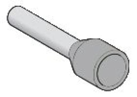 Końcówka tulejkowa izolowana 2,5mm2 szara DZ5CE025 /100szt./
