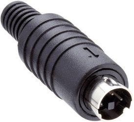 Złącze okrągłe DIN MP-371/S6 Lumberg MP-371/S6 złącze męskie proste Ilość styków: 6 czarny 1 szt.