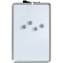 Cathedral Products WALWB2843GY Dry Erase Board 28 x 43 Silver - Chrome Corners