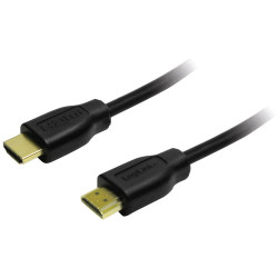 LogiLink CH0038 HDMI cable 3m Black 4K UHD HDMI-A to HDMI-A