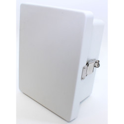 Hammond PJ864L IP66 Type 4X Polyester Junction Box with Snap Latch Cover