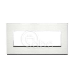 Ramka ozdobna Eikon Evo, 7M, Brilliant Aluminium, 21657.01