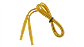 Przewód Pomiarowy 1,2M Żółty /Wtyki Bananowe/ Waprz1x2yebb