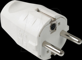 910.200 Mounting plug, type EF – CEE 7/7, 16 A, white