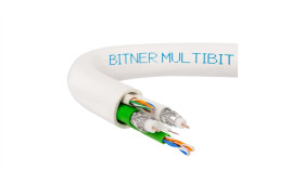 Multikabel Fo Sm 9/125 Ftth 2J + 2X Utp Kat.5E + 2X 75Ohm Bitner /100M/