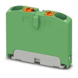 Blok rozdzielczy PTFIX 2X2,5 GN, zielone złącze przemysłowe - 2 punkty przyłączeniowe o przekroju 2,5mm2 /50szt./