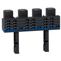 PrismaSet Blok rozdzielczy Multiclip 4P 160A, 1/2 rzędy, 27 zacisków LVS04018