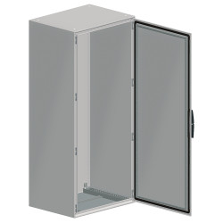 Szafka wolnostojąca, PanelSeT SM, drzwi: 1, Stal, Szary, 1800 x 1000 x 400mm, IP55, Spawana