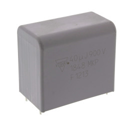 Kondensator foliowy 40μF 900V dc Vishay Polipropylenowe rozstaw: 52.5mm THT ±5