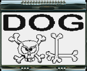 EA DOGXL160W-7 Graphics module with graphics RAM, 69.2 x 42.8 mm, white