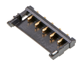 Listwa stykowa PCB 5-pinowe 208294 raster: 1.8 mm Pionowy 1-rzędowe Molex Powierzchnia Bez osłony