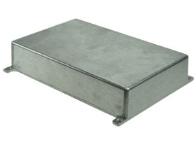 Obudowa; uniwersalna; G0477F; aluminium; 187mm; 118mm; 38mm; naturalny; trapezowa; uchwyty montażowe; Gainta; RoHS