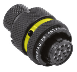 Złącze wielostykowe przemysłowe 13-pinowe Montaż na kablu Wtyczka Souriau Sunbank by Eaton