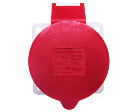 Gniazdo tablicowe 32A 5P 400V 6h IP44 proste Quick-Connect 132002