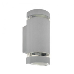 Ogrodowa oprawa elewacyjna, kinkiet Panam OV Grey, IP54, 2xGU10, 220-240V, szary EDO777363