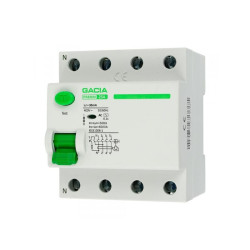 Wyłącznik różnicowoprądowy 4P 63A 30mA AC PR8NM Gacia