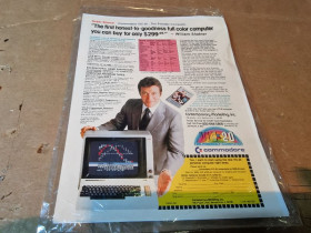 Original Advertisement of Vic-20 by William Shatner