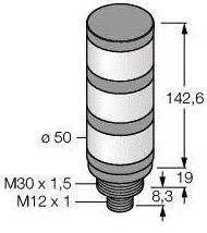 Kolumna sygnalizacyjna Turck TL50HWGYQ 3055242 1 szt.