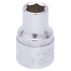 Elora 25846 8mm 3/8&quot; Square Drive Hexagon Socket