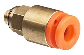 Złączka pneumatyczna NPT 1/8 męskie Wciskane 1/4 cala SMC Adapter gwintowany prosty NPT 1/8 męskie