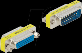 65111 Adapter HD/DB 26Pin male / female, port protection