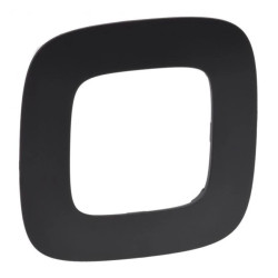 VALENA ALLURE Ramka pojedyncza czarny mat 754401