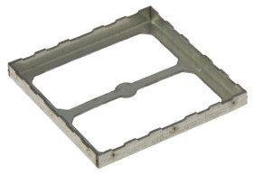 Obudowa PCB, Stal cynowana, 51 x 51 x 3mm