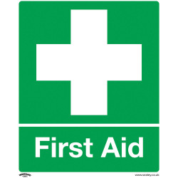 Worksafe SS26P1 Safety Sign - First Aid - Rigid Plastic