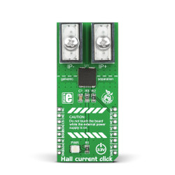 Zestaw rozwojowy czujników, TLI4970-D050T4, do uzytku z: Bezkontaktowe systemy pomiarowe, Hall Current Click