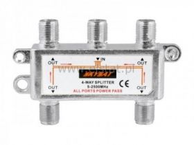 SAT 4 Way Spliter złącze; 5- 2500MHz ( kablowa)