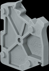 2001-549 Blanking module for jumping e.g. bridged terminal blocks, grey