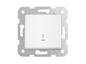 LINNERA S Wyłącznik schodowy podświetlany biały 91440063 VIKO PANASONIC