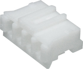 Socket housing, 6 pole, pitch 2 mm, straight, natural, PHR-6