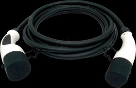 Type 2 cable, for electric vehicles, 11 kW, 5 m