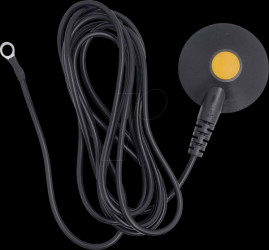 9-344-1 ESD cable, 1x push button 10 mm, 1x M5, 1,8 m