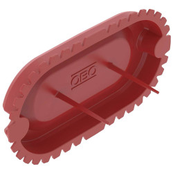 OBO Bettermann 2003768 Lid 25 pcs Red Wall Outlet Box Cover with Bristles