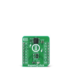 Zestaw rozwojowy czujników, AS5601, do uzytku z: AS5601, Płyta rozszerzenia, Magneto 8 Click
