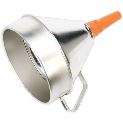 Sealey FM20 Funnel Metal with Filter 200mm