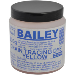 Bailey 3591 Drain Tracing Dye - Yellow