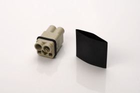 Wkładka złącza dużej mocy 2 + p-pinowe RS PRO 40A Męski Śruba