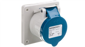 Gniazdo Tablicowe Proste 16A 3P 6H 230V Ip44 Zaciski Bezśrubowe Men1668