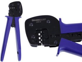 Zaciskarka do złącz MC4, ZACISKARKA PROFI DO ZŁĄCZEK MC4 - SOLAR, pozycjoner do mc4, 2,5-6 mm2