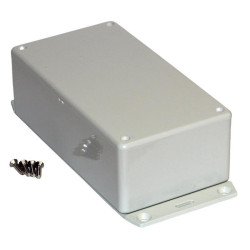 1591DF2GY Hammond Multipurpose Grey FRABS Enclosure Flanged Base 150 x 80 x 50mm