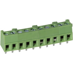 TruConnect 211827 3.81mm 10 Way Low Profile Rising Clamp Terminal Block