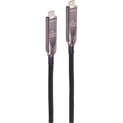 USB 3.2 hybrid cable, USB plug type C to USB plug type C, 15 m, black, BS30-43085