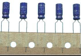 4.7uF 100V SAMHWA Kondensatory elektrolityczne SD2A475K05011PA18 SAMWHA