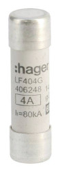 Hager LF404G LF404G Bezpiecznik (Ø x D) 14 mm x 51 mm Zawartość 10 szt.